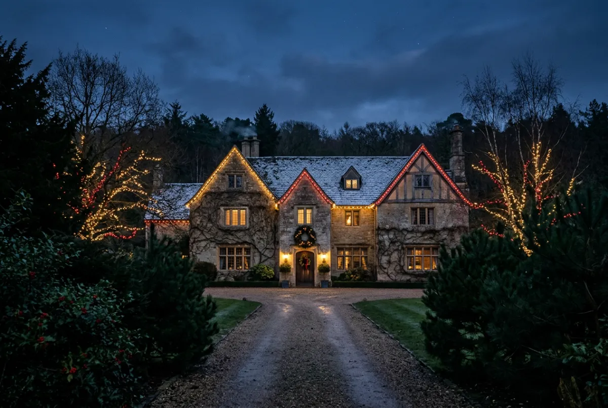Festive holiday and seasonal outdoor lighting design