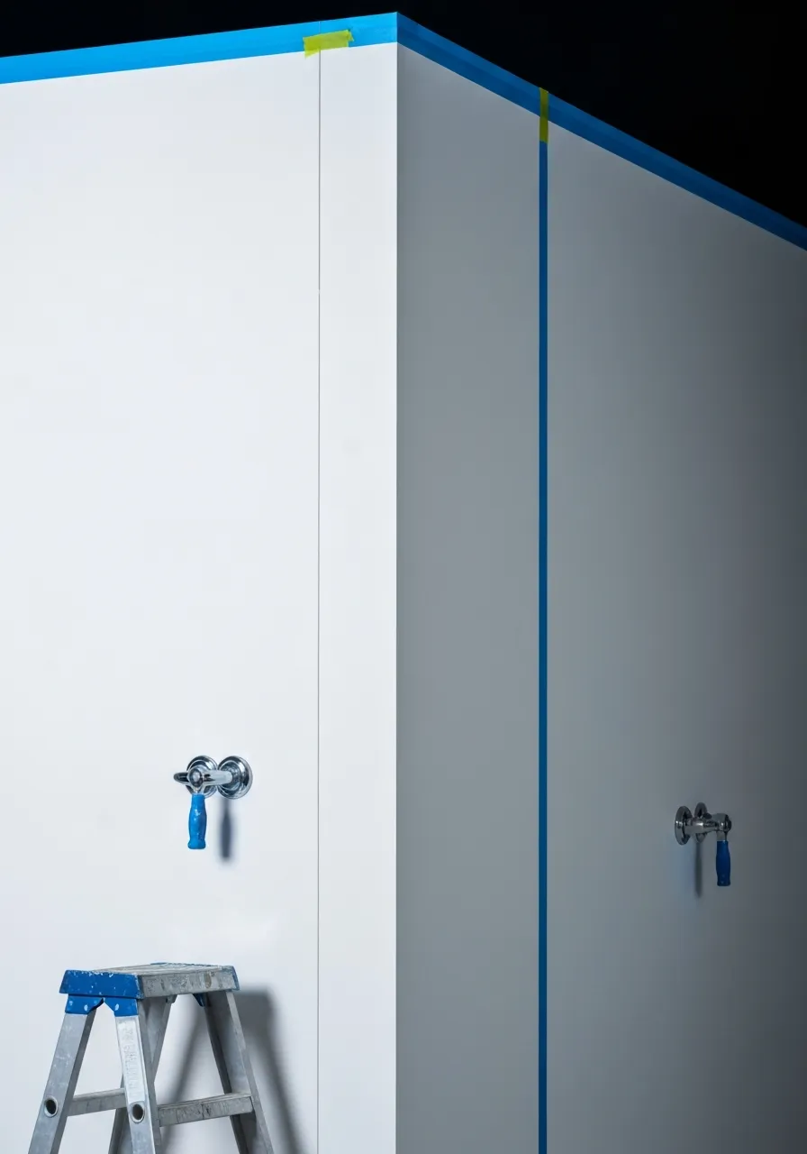 High-gloss commercial site showcasing premium painting quality