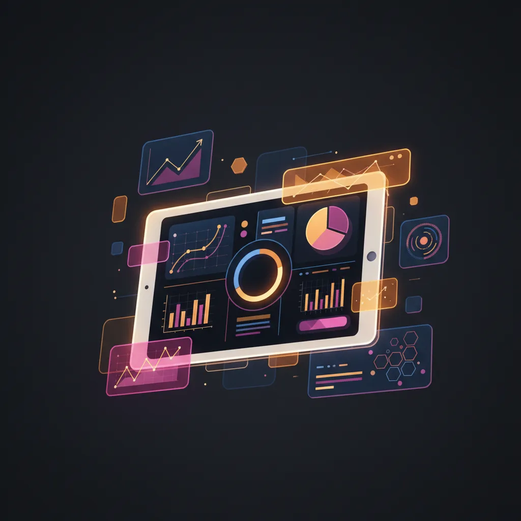 Dashboard and analytics illustration representing GoldenMagna platform capabilities