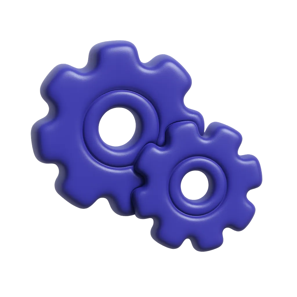 3D rendered digital art symbolising bespoke automated workflows
