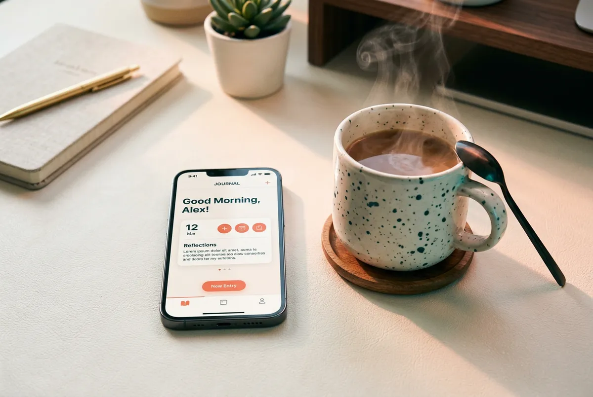 Collaborative private strategy call workspace with digital notes and calendar view