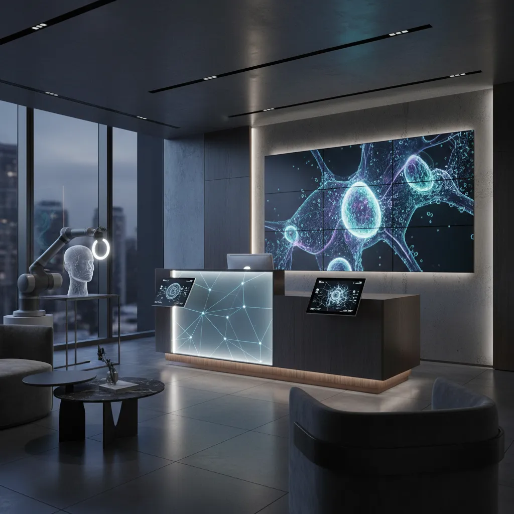 Visual of missed messages and empty clinic chair