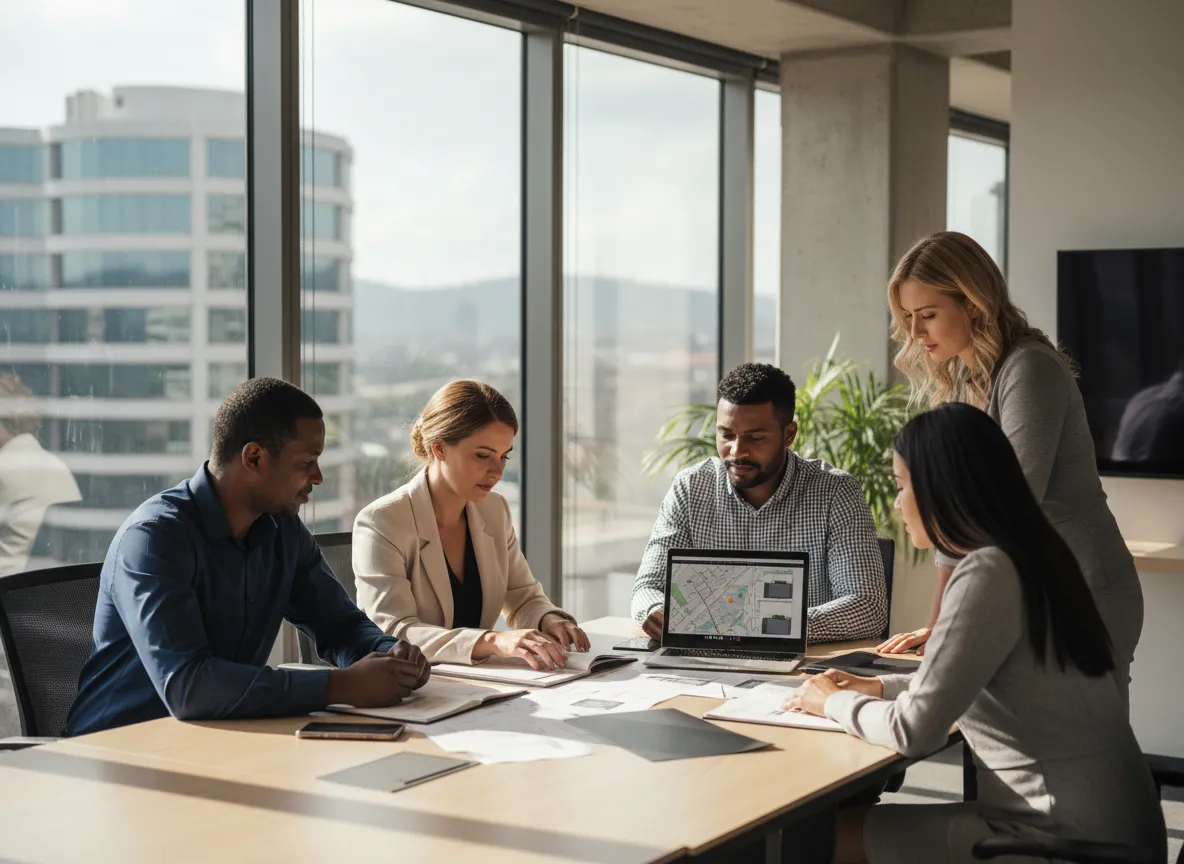 NN Properties team in Johannesburg office