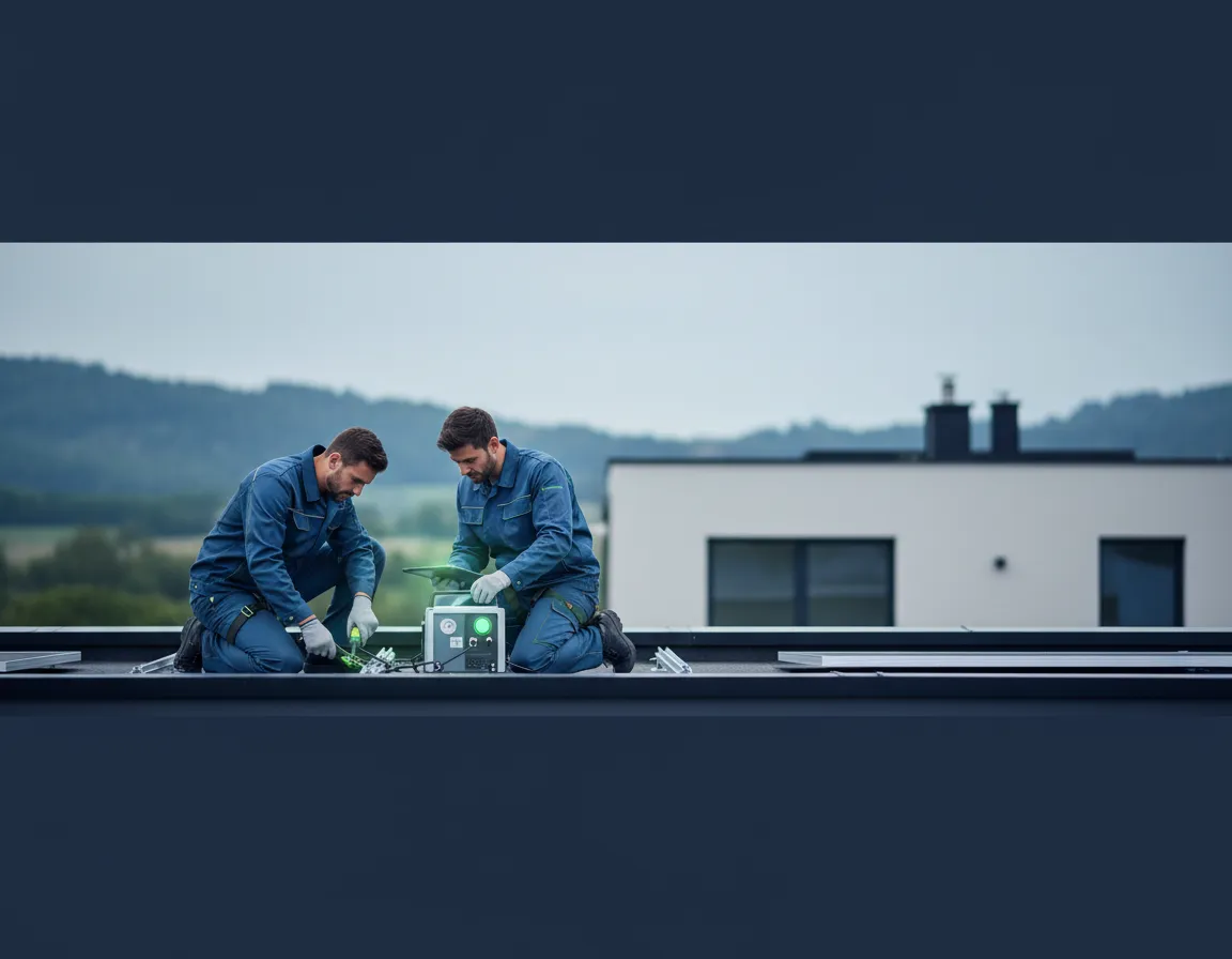 Certified Home Power Direct team performing white-glove installation