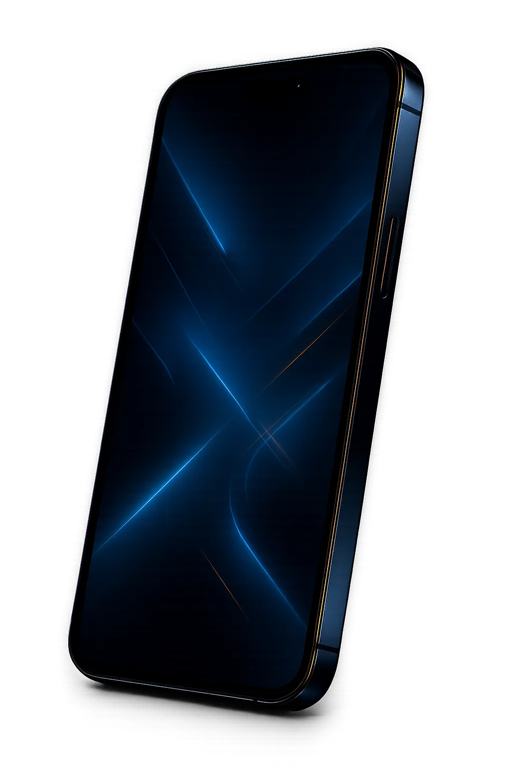 High-end smartphone displaying AI front desk app interface for Boston contractors