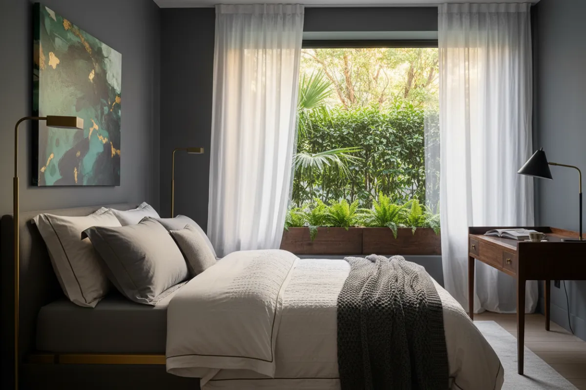 Peaceful Garden View Room