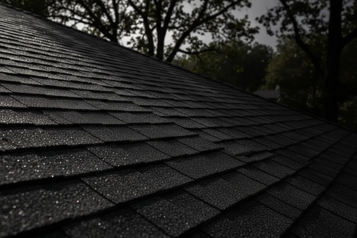 Asphalt roofing shingles