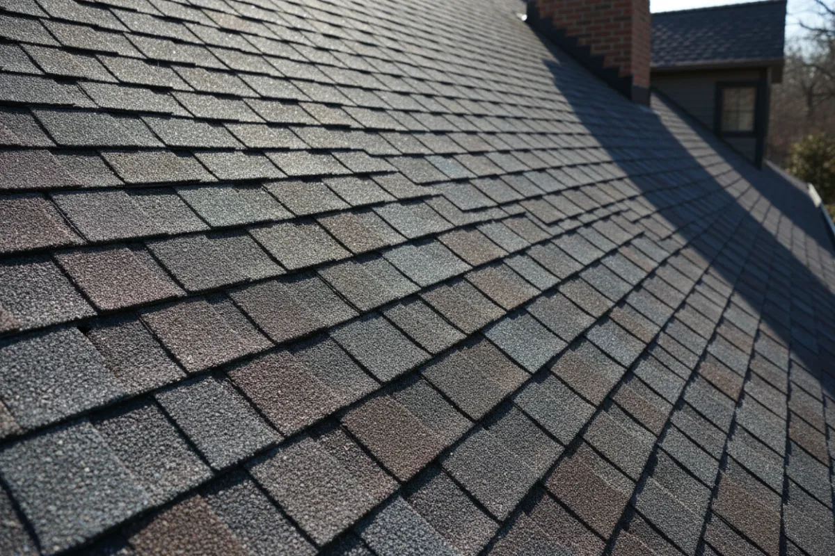 Asphalt roofing