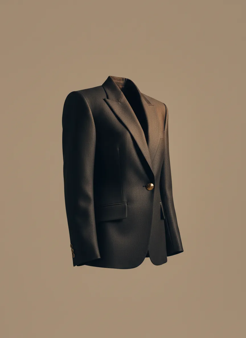 Blazer de alta costura estructurado