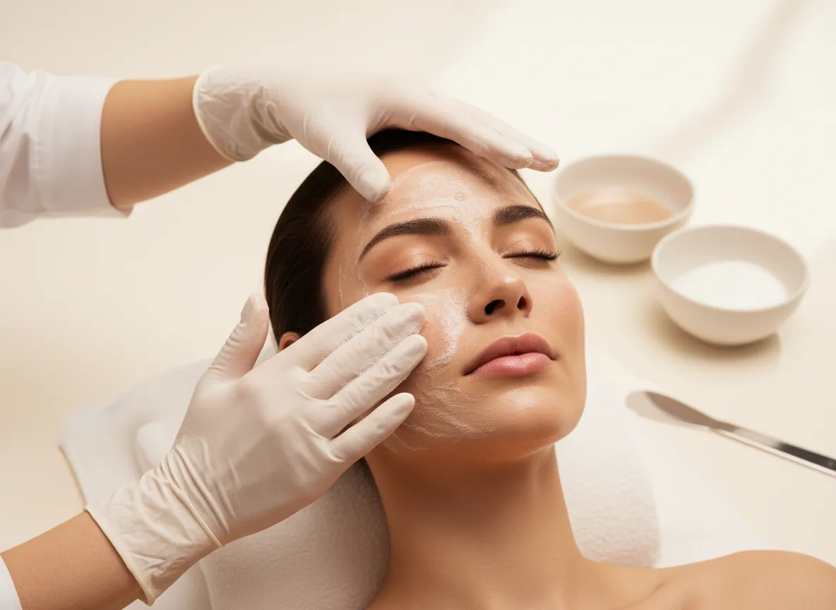 Почистване на лице процедура