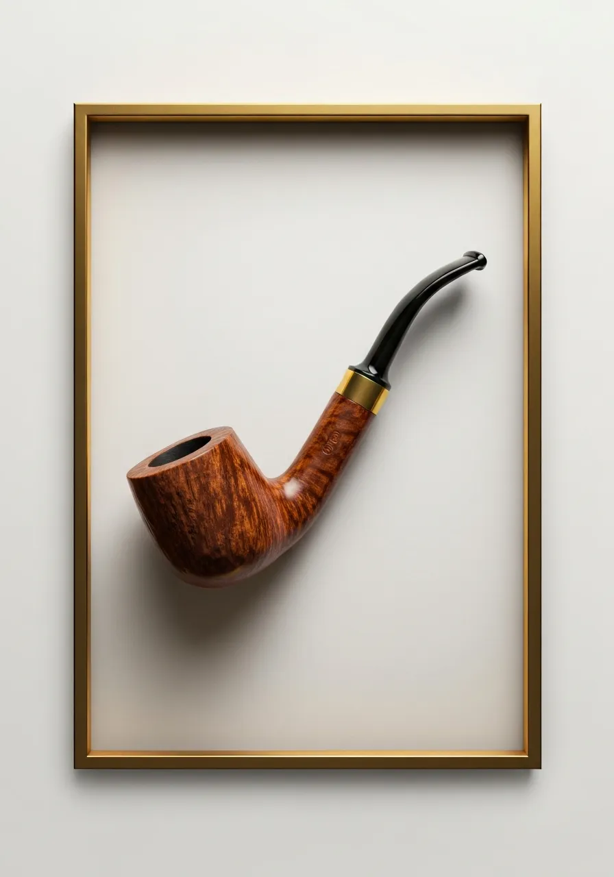 A meticulously handcrafted briar pipe