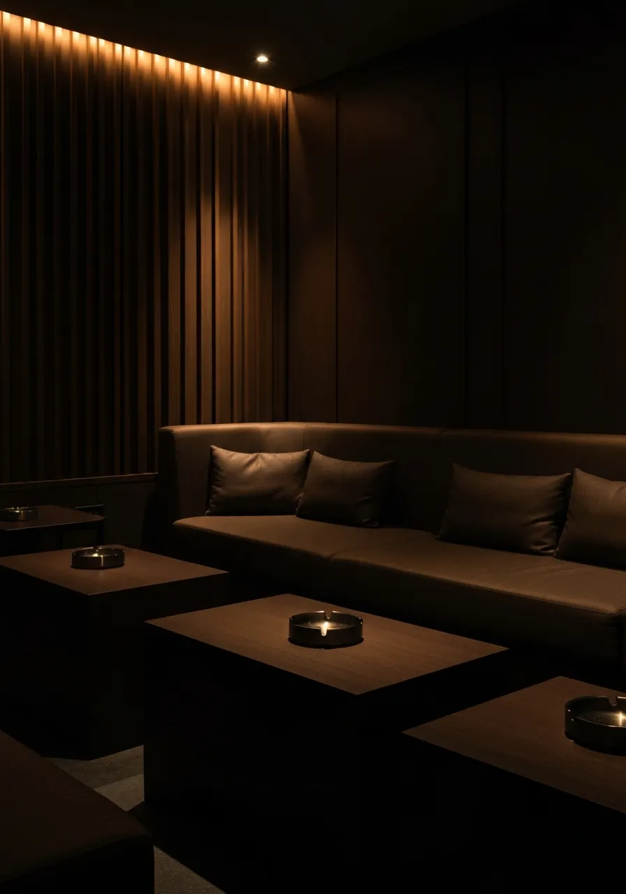 The Chelsea Enclave modern smoking room