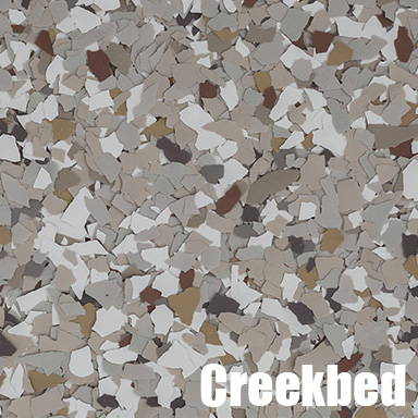 Flake Floor Close Up