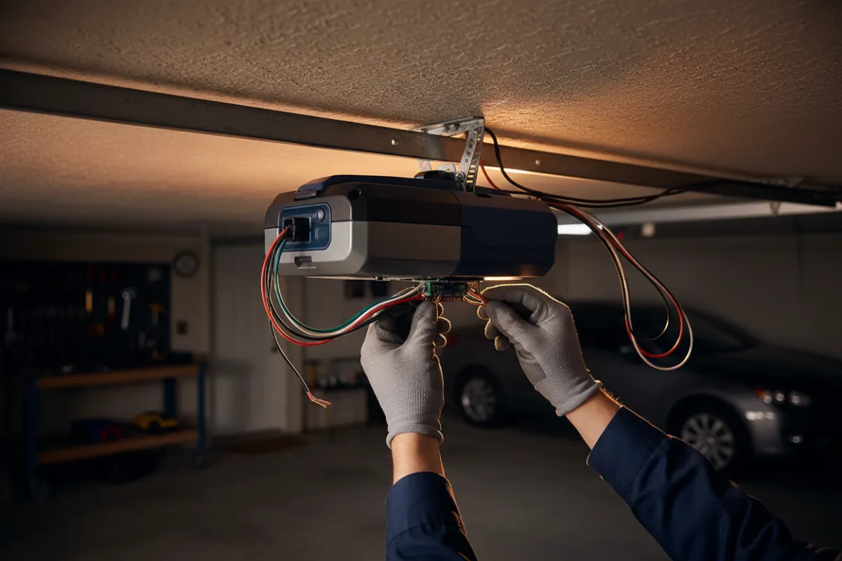 Upgrading to a smart garage door opener motor