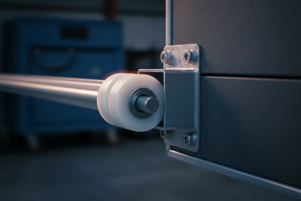 Upgrading to smooth nylon garage door rollers