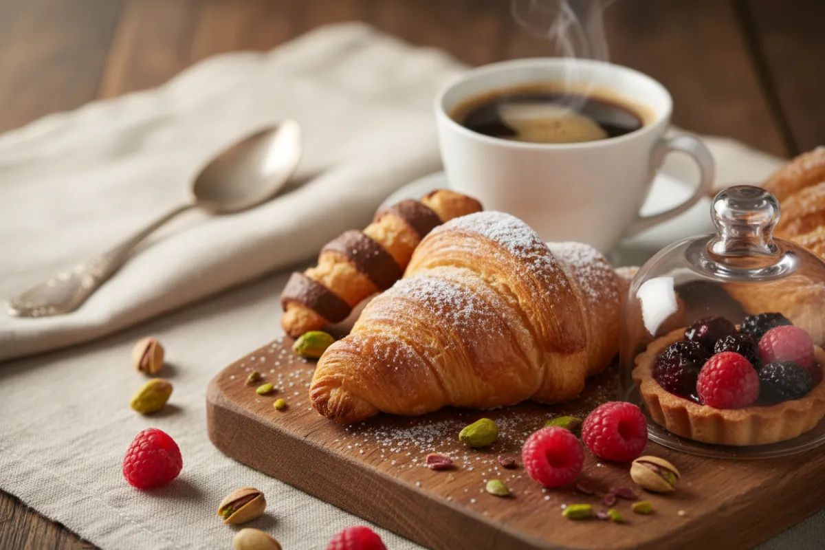 Pastry vignette decorative accent