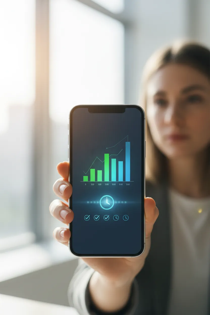 EchoPilot sending SMS confirmations on a phone screen mockup.