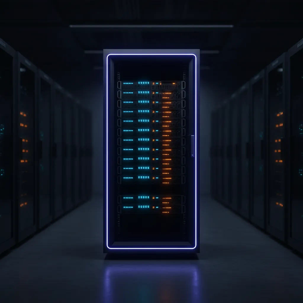 Server room networking equipment demonstrating proactive IT monitoring