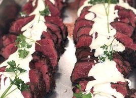 London Broil w Garlic Bearnaise