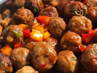 Sticky Asian Meatballs