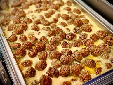 Garlic Cream Meatballs