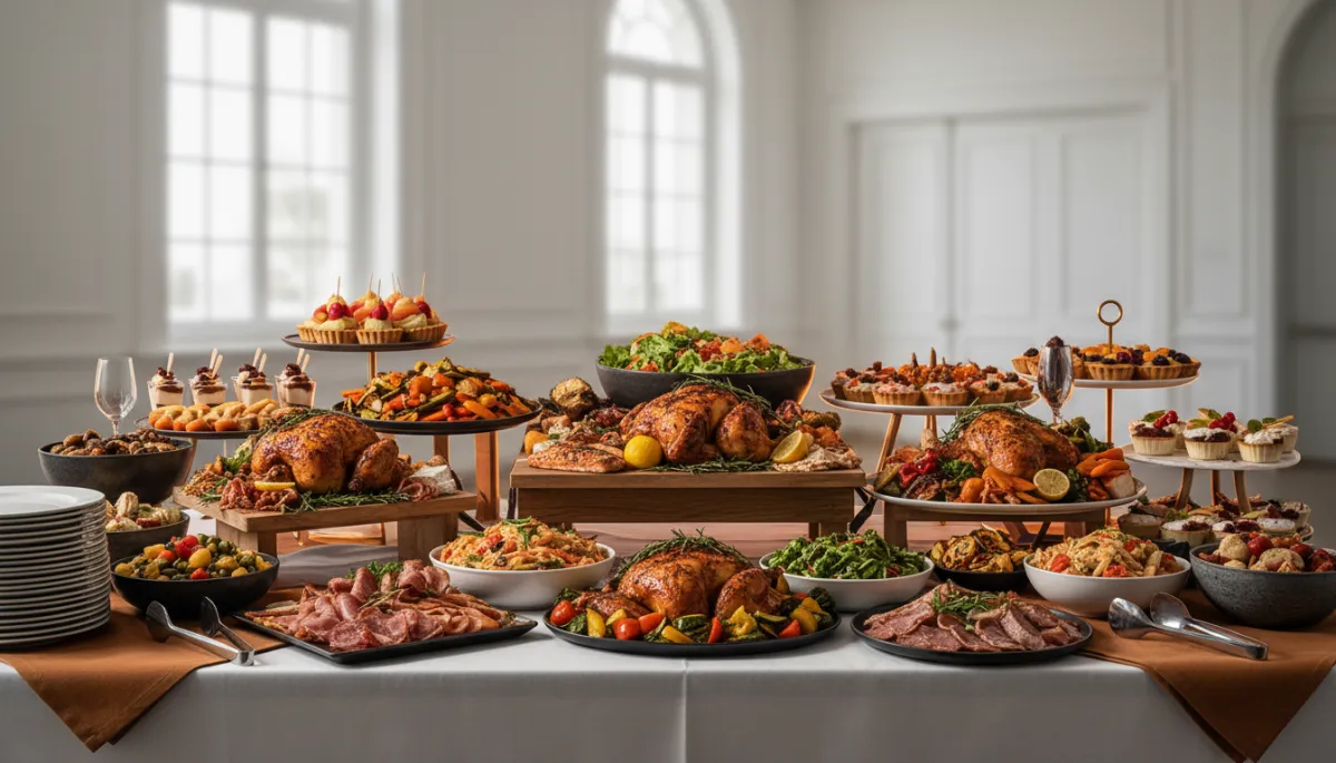 Catering event spread