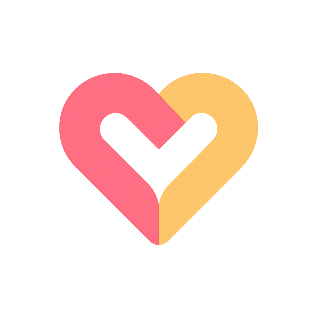 Truly Fall In Love Monogram Logo