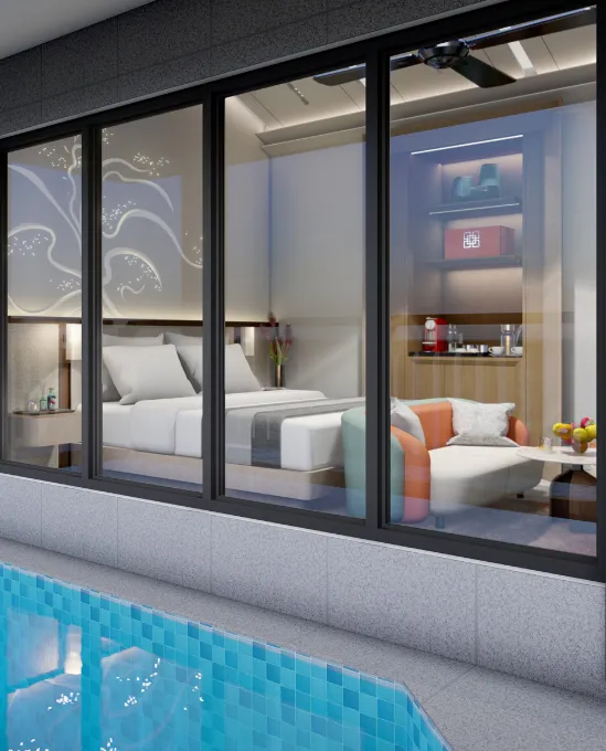 Every unit features a Private Pool