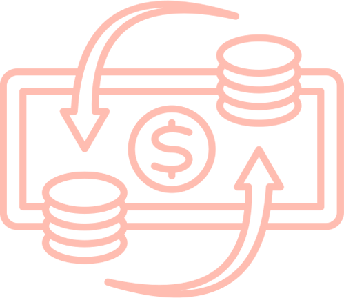 Cash flow icon