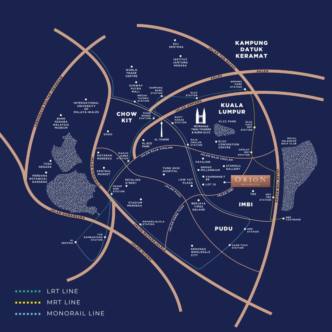 Orion Residence Location Map