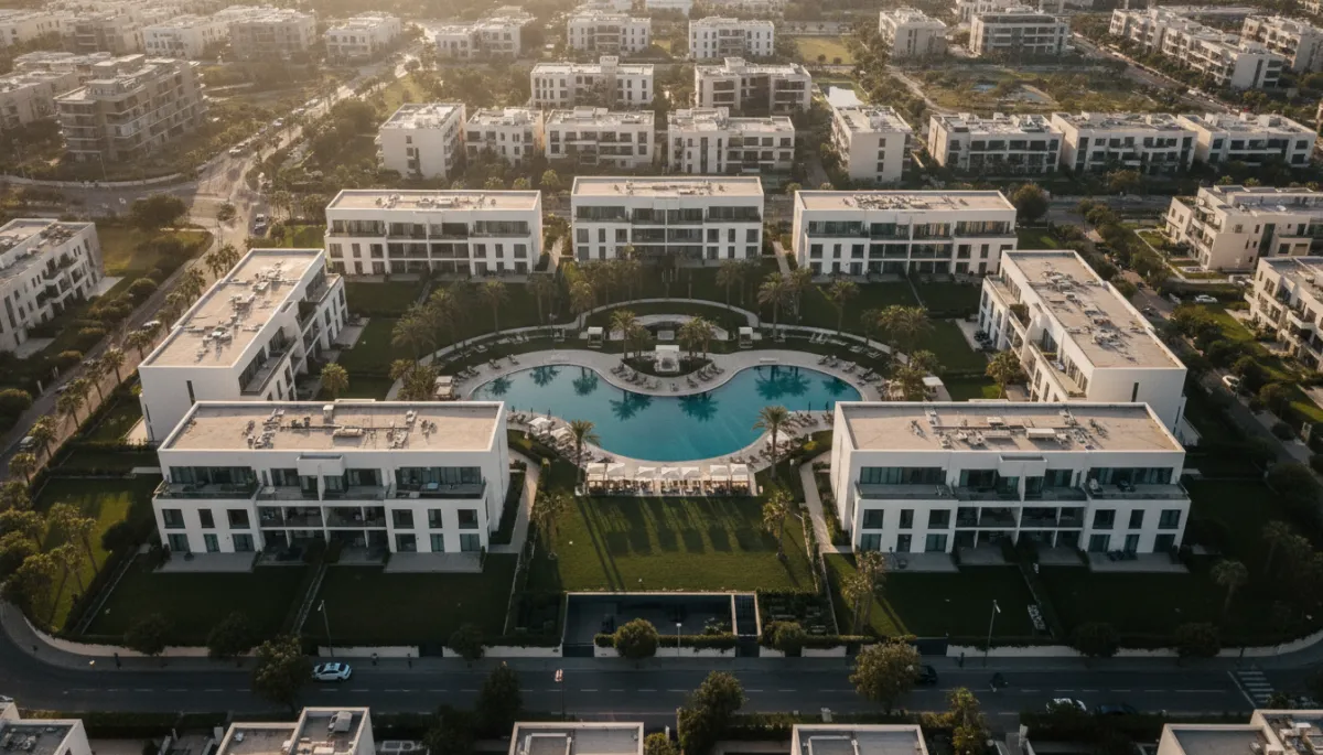 Proyecto de grabación aérea para residencial premium