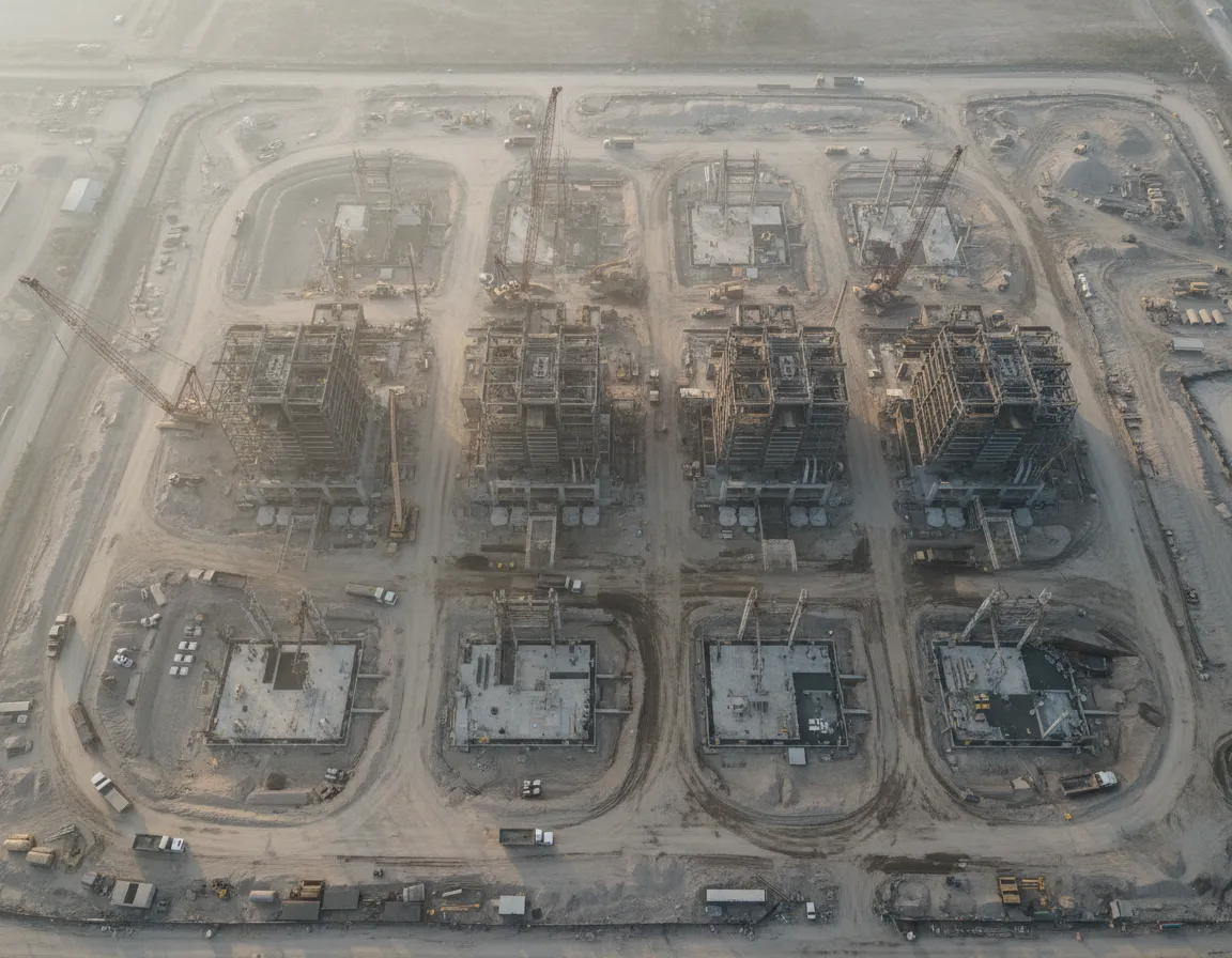 Grabación aérea industrial y de proyectos