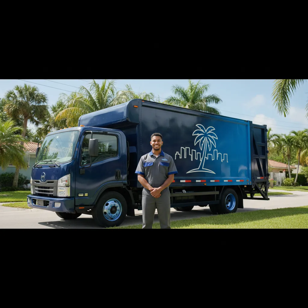 Professional team member protecting a client's space, representing trust and security