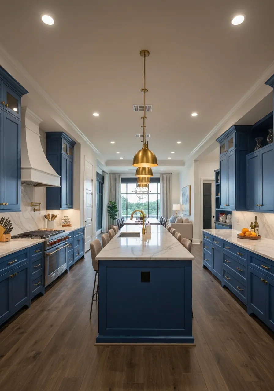 Exquisite marble countertops representing long-term home value