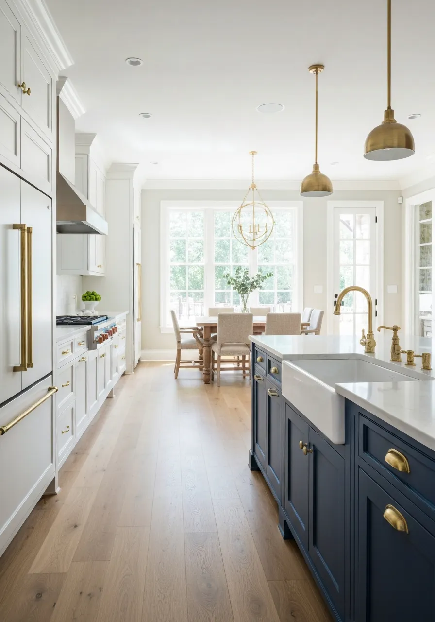 Editorial photo of a premium family kitchen space in a Montgomery, Texas home