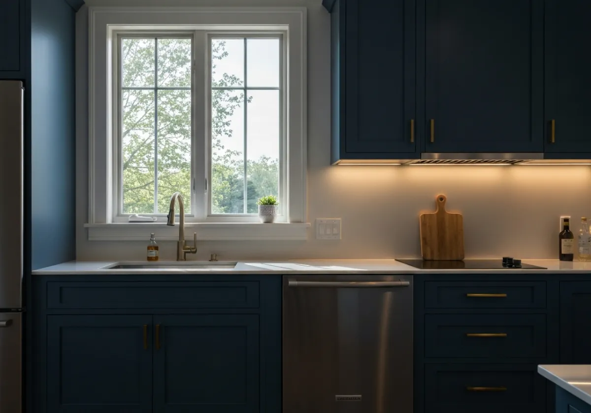 High-efficiency kitchen features and smart appliance integration