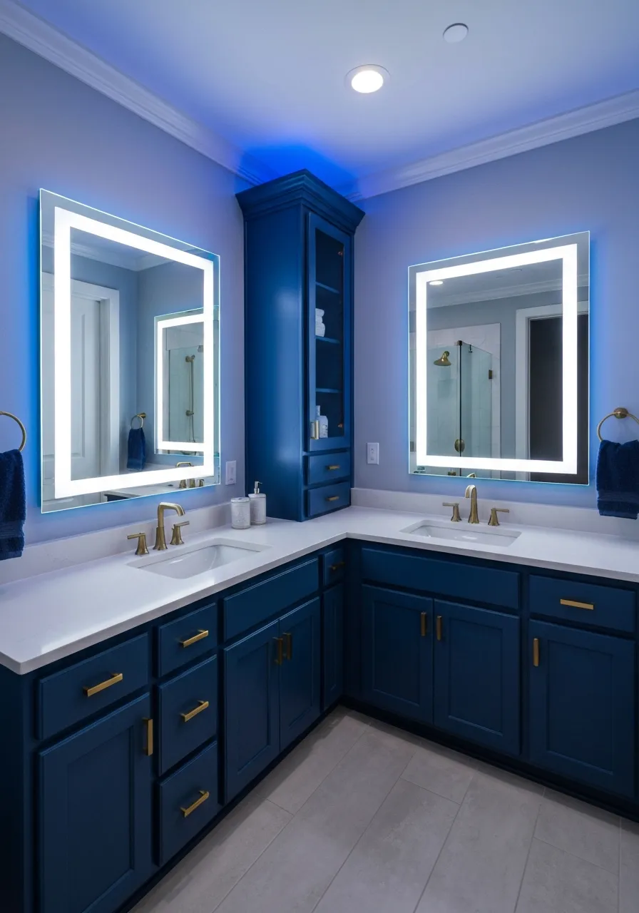 High-end Katy property with luxury interior stone finishing