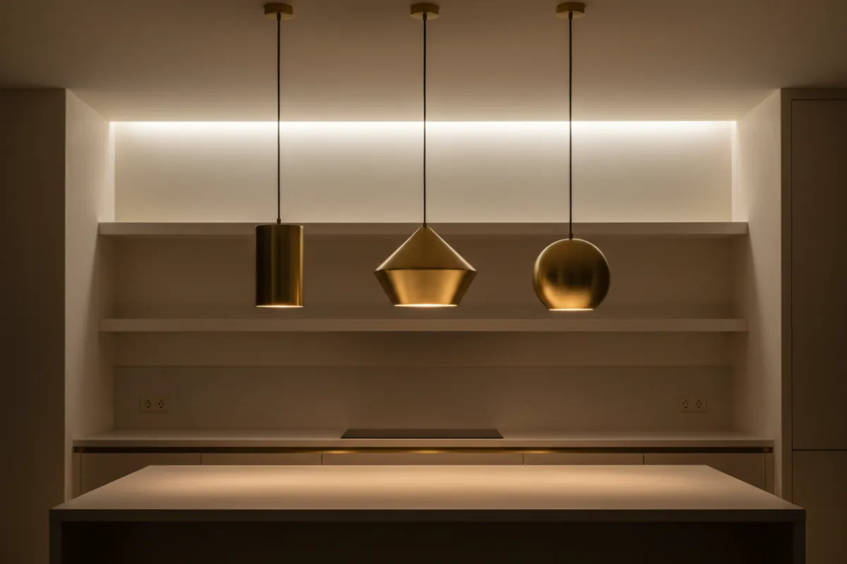 Layered lighting solutions for culinary spaces