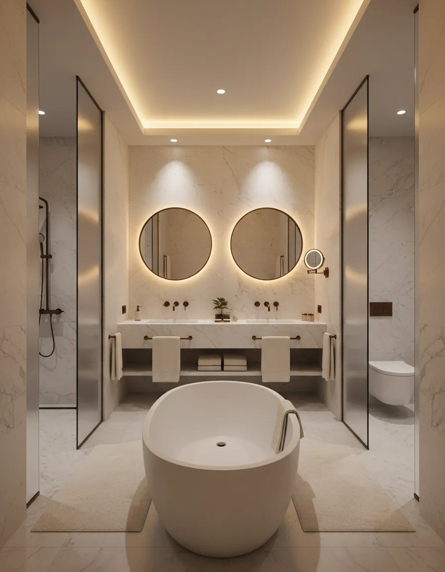 Luxury bathroom remodeling and custom vanities