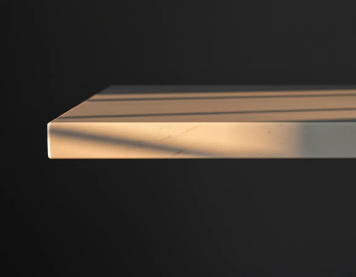 Durable and modern engineered quartz countertop installation
