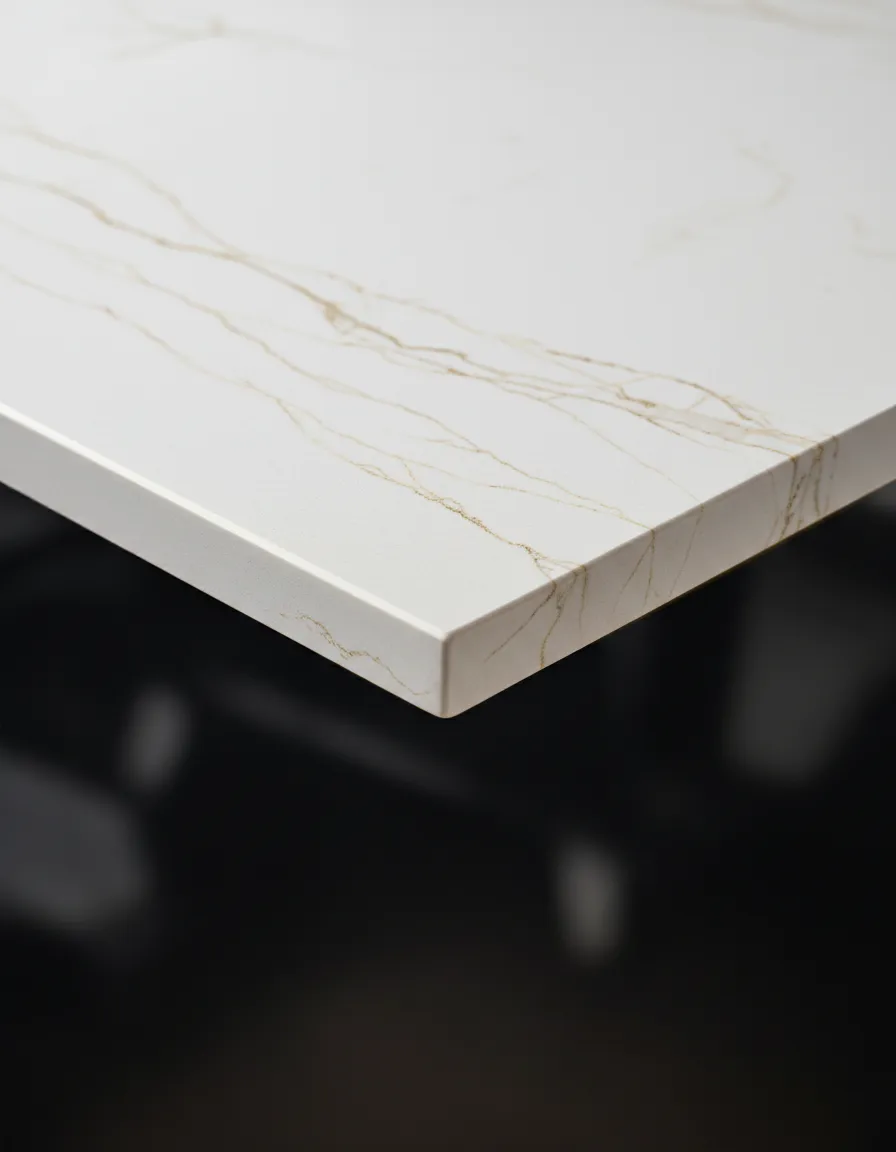 Premium quartz countertops in modern Bellaire home