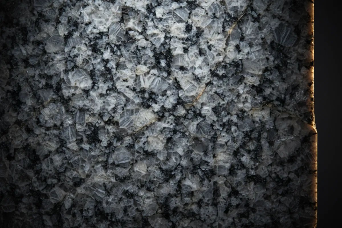 Granite heat resistance macro structural detail