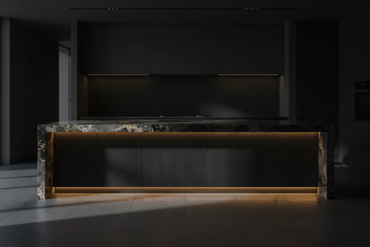 Luxurious granite countertop installation representing home value increase