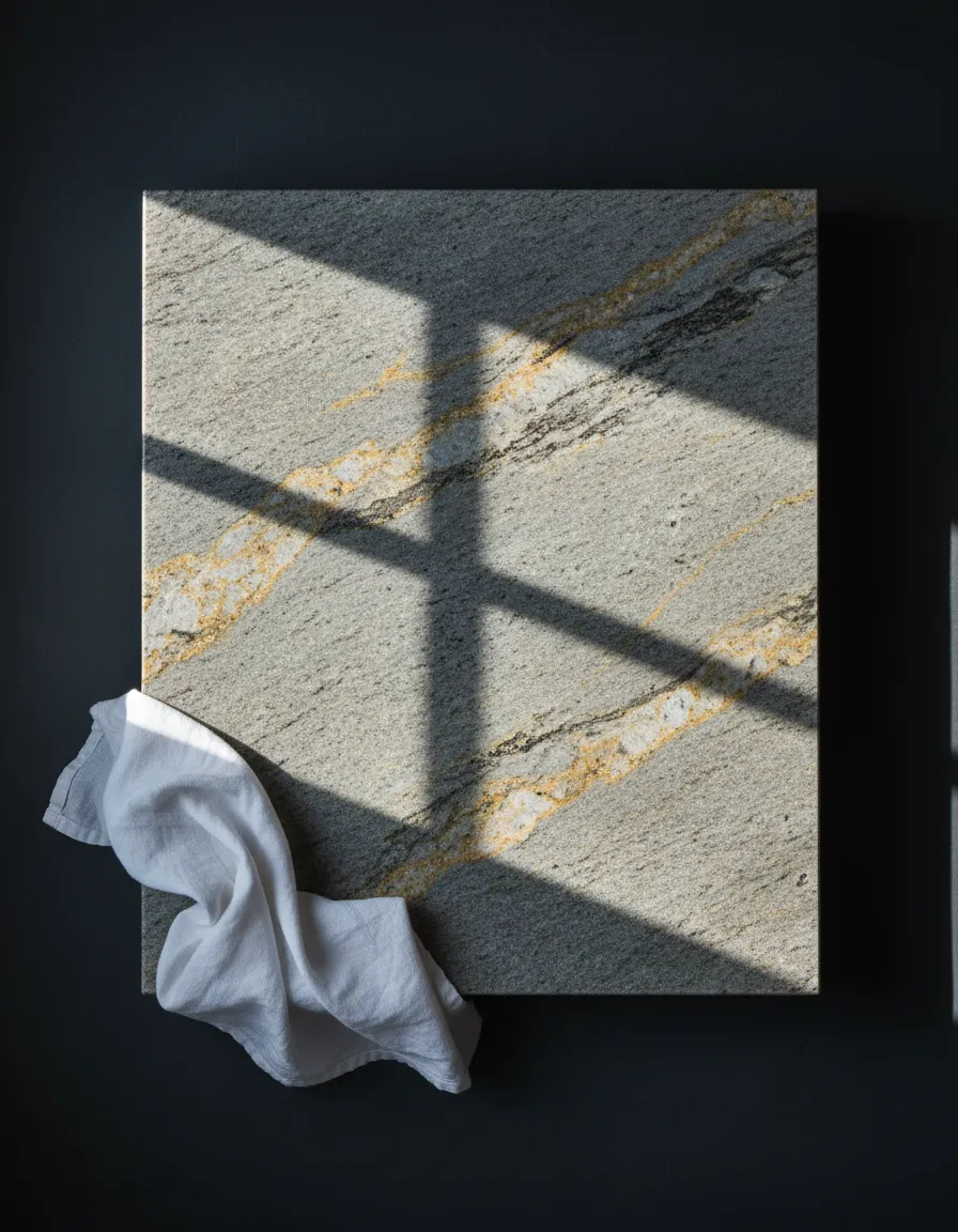 Effortless cleaning and maintenance of a sealed granite surface