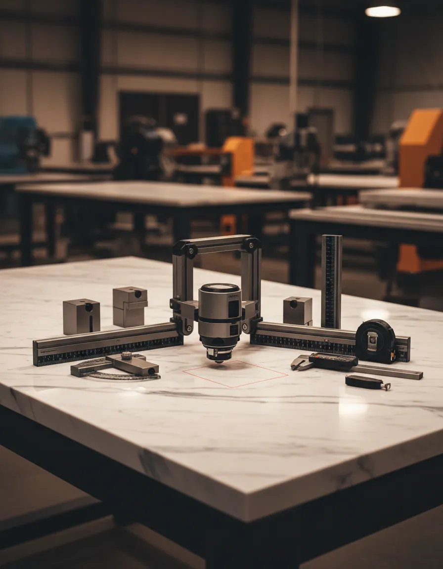 Precision marble cutting and fabrication technology
