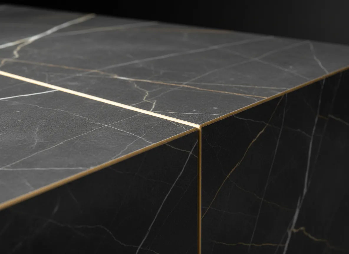 Precision templating and seamless marble installation process