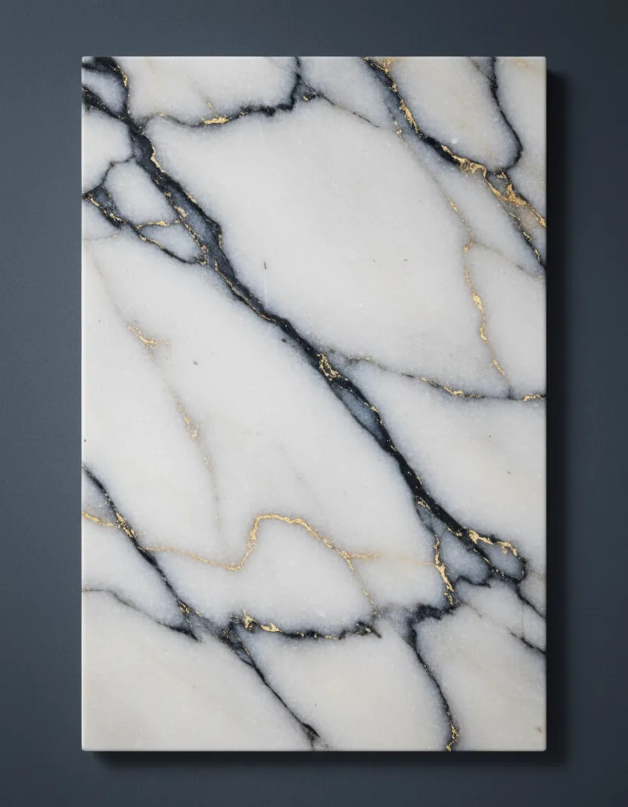 High resolution macro texture of premium Porter marble slab
