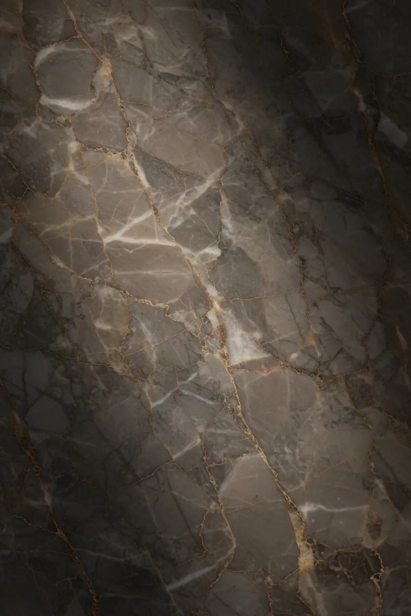 Vertical crop of natural marble veining texture
