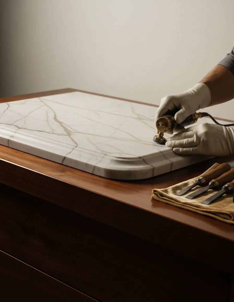 Custom Marble Fabrication Process in Magnolia