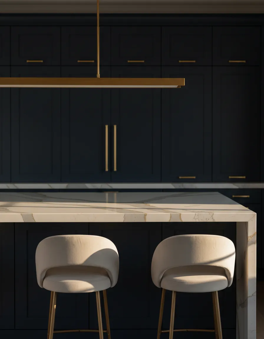 Luxurious quartz and natural stone countertops fitting Kingwood standards